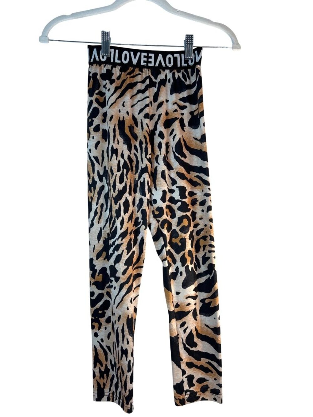 Pat Pat Girls Leggings Animal Print Brown Multi Size 8-9 Yrs